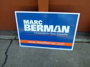 Example Coroplast election sign.